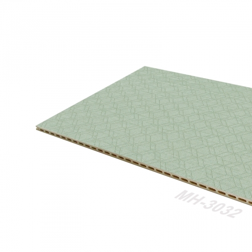 600mm Green Rhombus Fabric Wall Panel