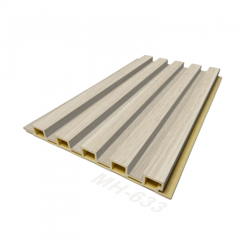 160 mm White Wooden Grille Wall Panel