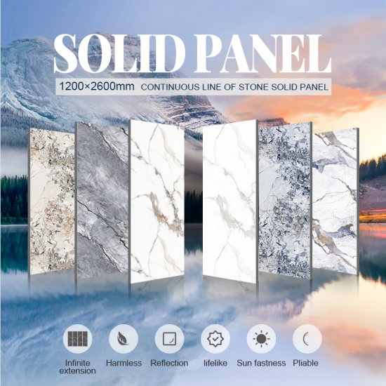 Bamboo Fiber Blue Marble Solid Panel